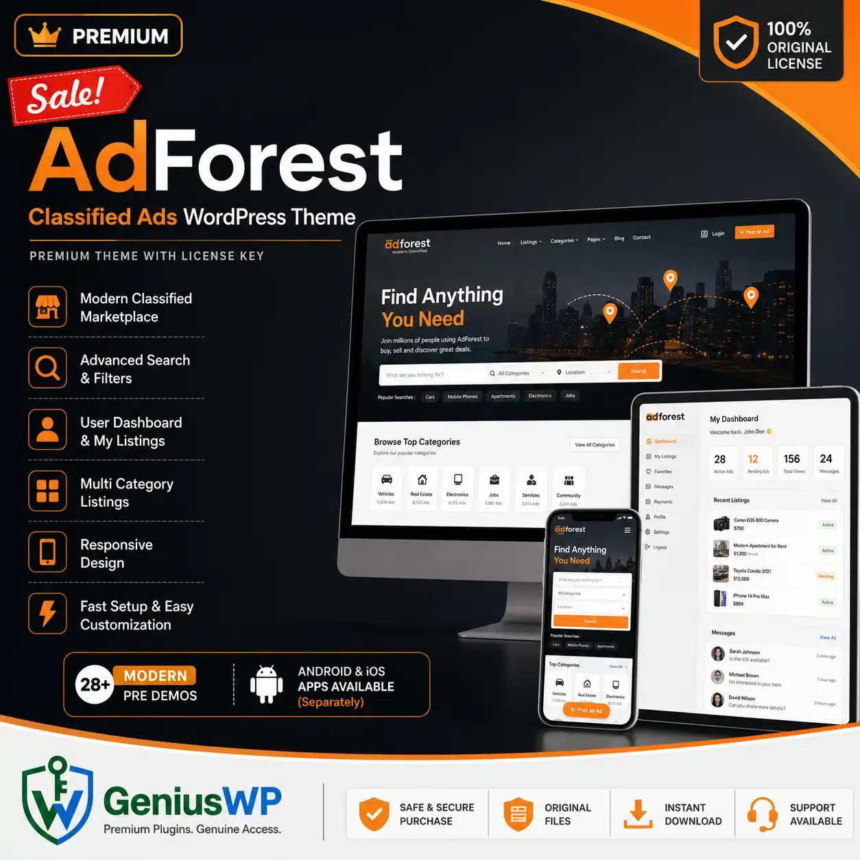 AdForest – Classified Ads WordPress Theme