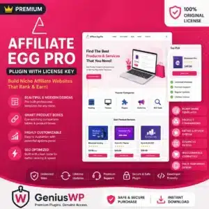 Affiliate Egg Pro Plugin With License Key