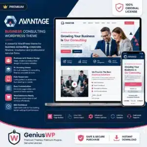 Avantage – Business Consulting WordPress Theme