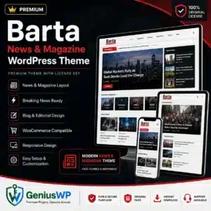 Barta – News & Magazine WordPress Theme