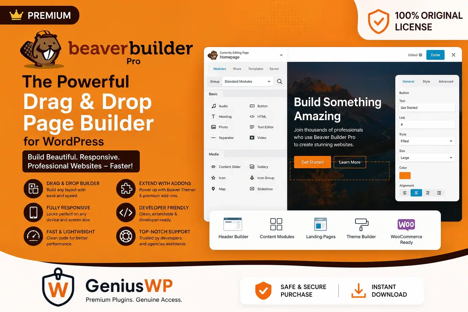 Beaver Builder Pro WordPress Plugin