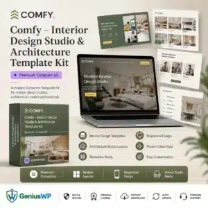 Comfy – Interior Design Studio & Architecture Template Kit