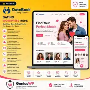 DateBook – Dating WordPress Theme