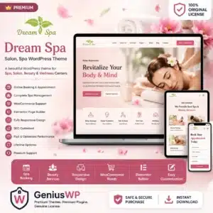 Dream Spa – Salon, Spa WordPress Theme