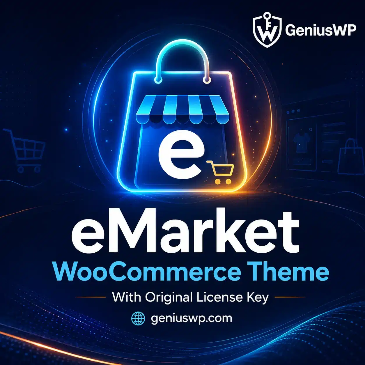 eMarket WooCommerce Theme With License Key