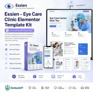 Essien – Eye Care Clinic Elementor Template Kit