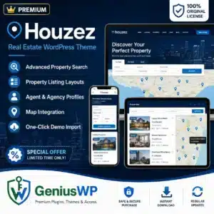 Houzez – Real Estate WordPress Theme genius wp