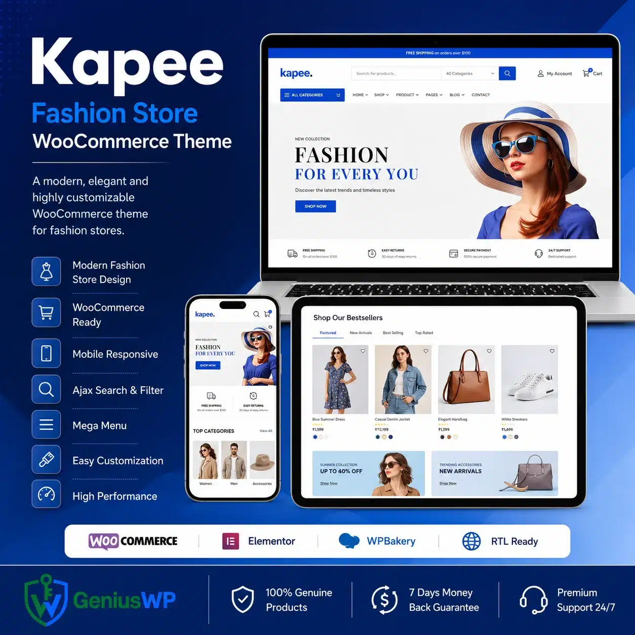 Kapee – Fashion Store WooCommerce Theme