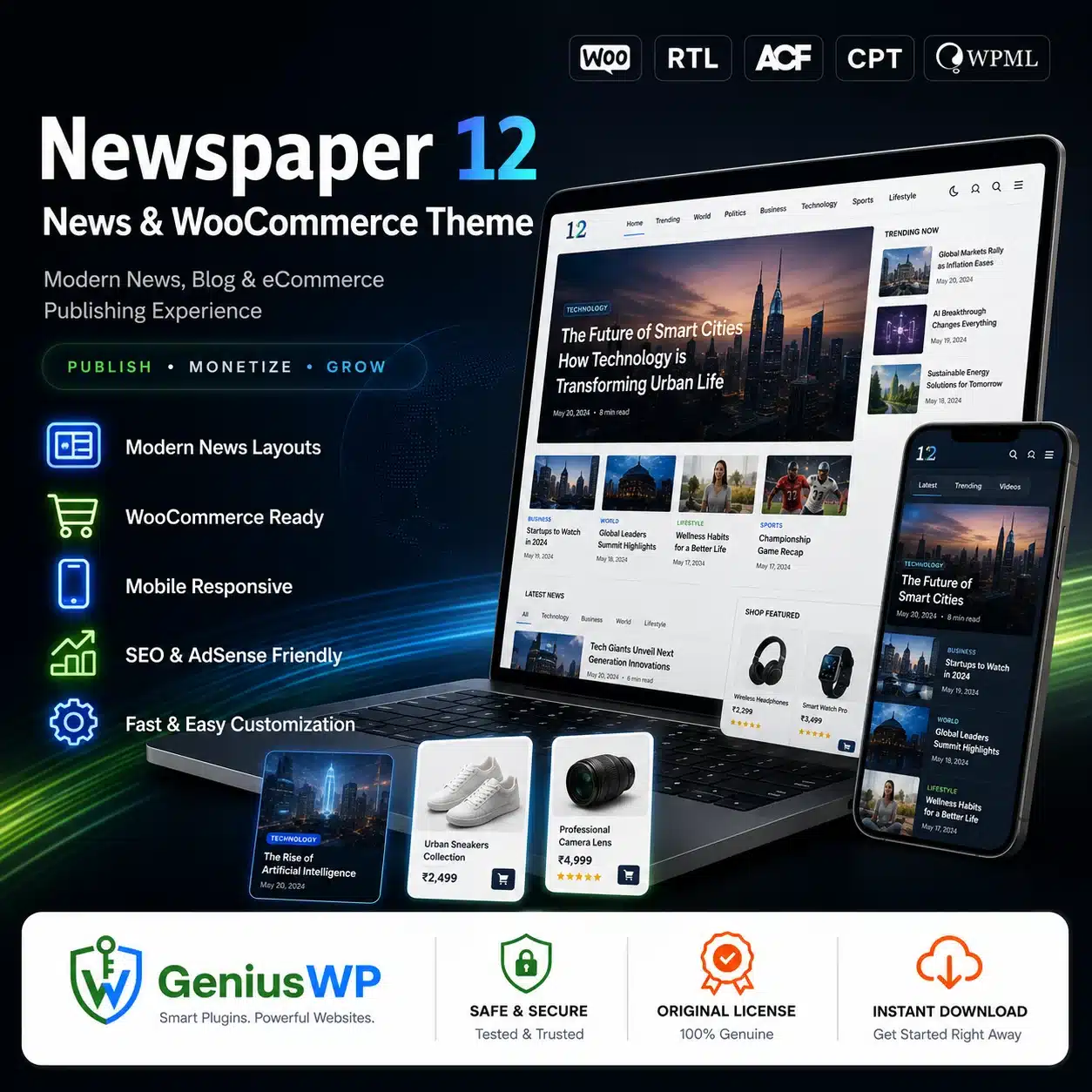 Newspaper 12 – News & WooCommerce Theme