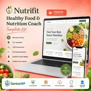 Nutrifit – Healthy Food & Nutrition Coach Template Kit
