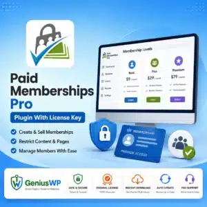 Paid Memberships Pro Plugin With License Key