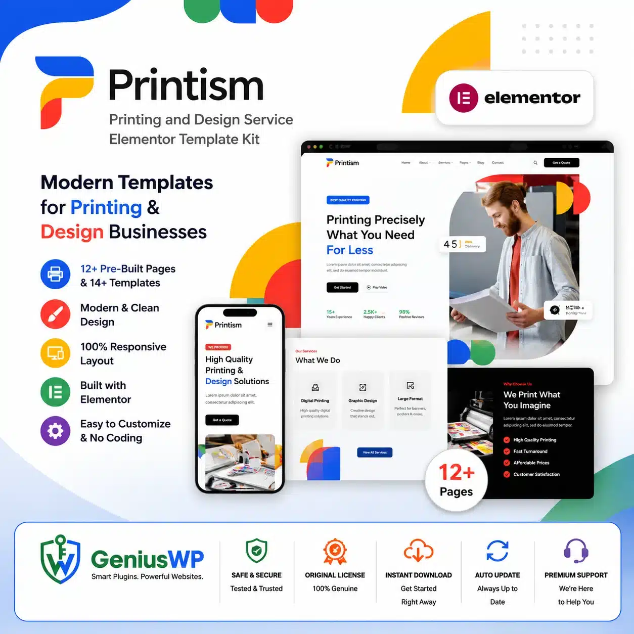 Printism – Printing and Design Service Template Kit