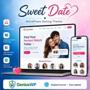 Sweet Date WordPress Dating Theme