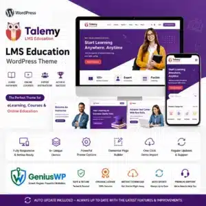Talemy – LMS Education WordPress Theme