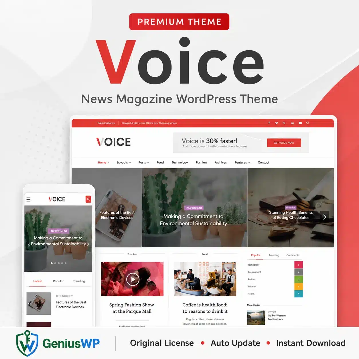 Voice – News Magazine WordPress Theme
