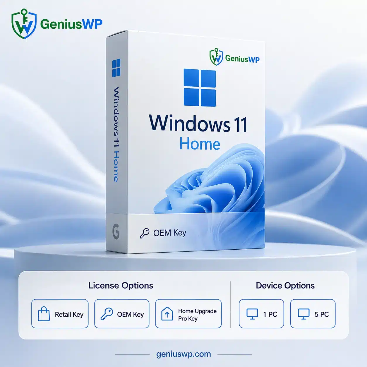 Windows 11 Home License Key for PC – Retail & OEM Options