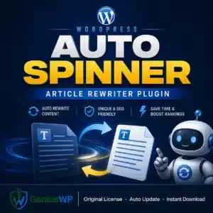 WordPress Auto Spinner WordPress Plugin