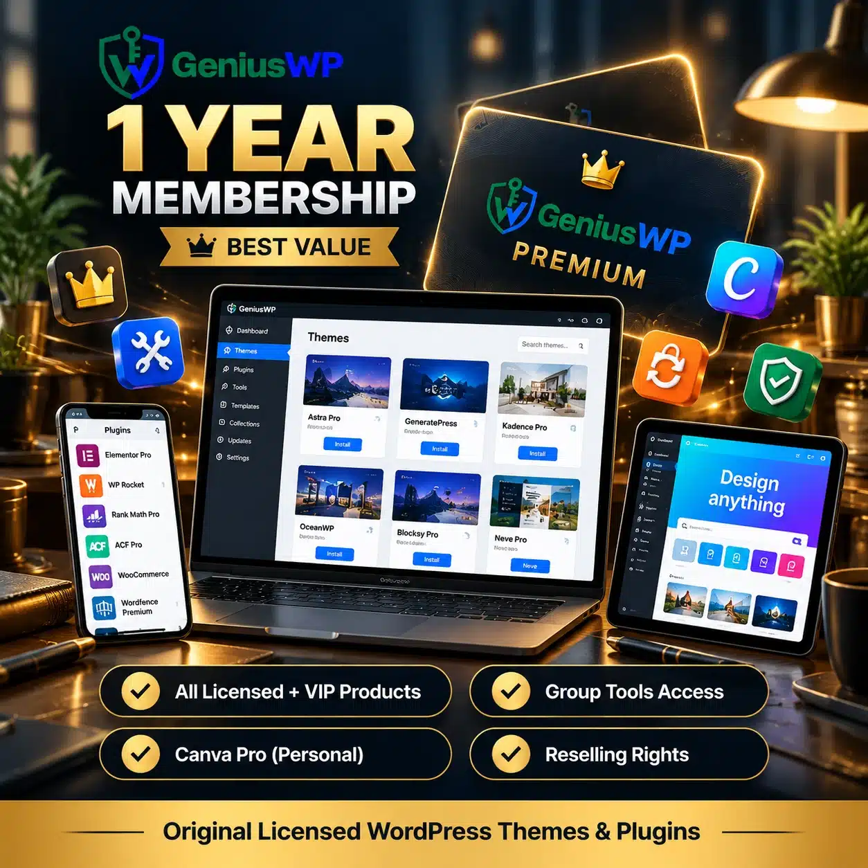 1 Year Membership