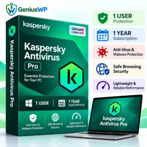 Kaspersky Antivirus – 1 User, 1 Year Subscription