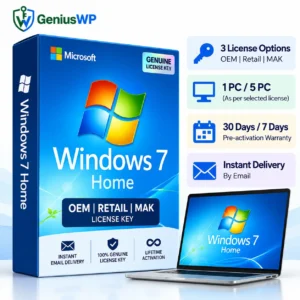 Windows 7 License Key – OEM, Retail & MAK Options