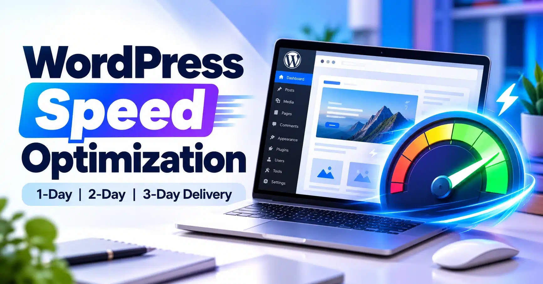 WordPress Speed Optimization Service: 1-Day, 2-Day & 3-Day Plans Explained